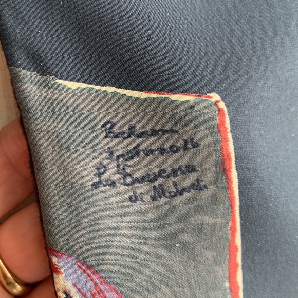 FENDI SHAWL WRAP STOLE WOOL AND SILK - Picture 7 of 13